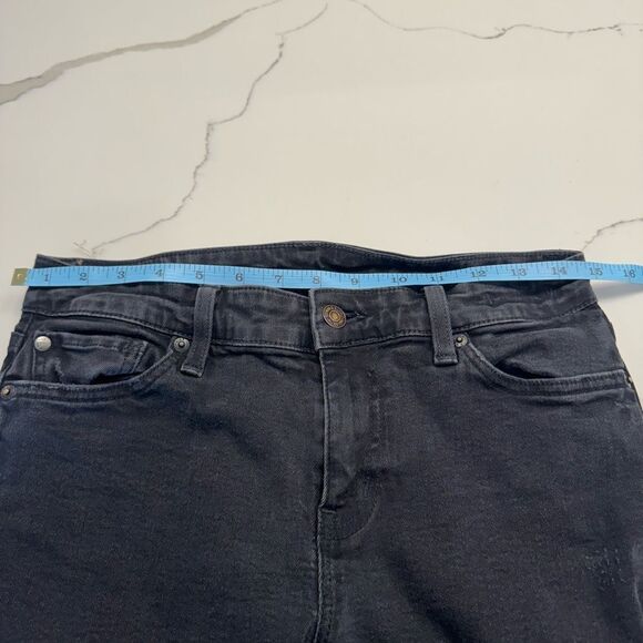 Women's Black Distressed Jeans - Picture 8 of 8